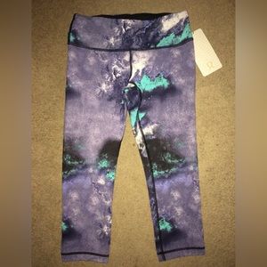 Lululemon Wunder Under Crop Pants Milky Way Bali Breeze Denim Luon Blue Grey * 6